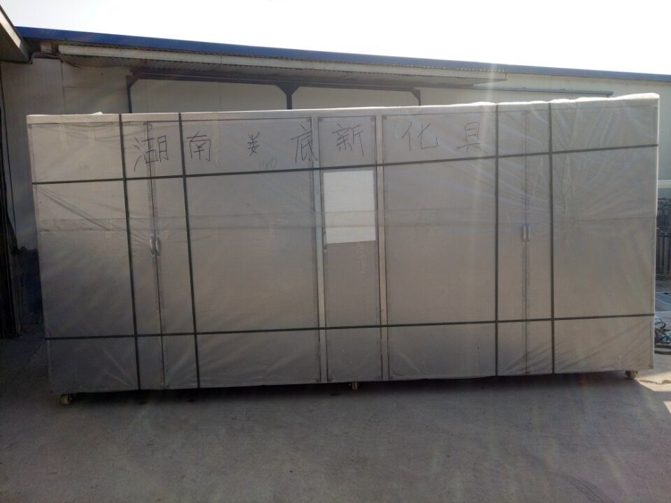 发往湖南娄底新化县500斤苗菜机（不锈钢）