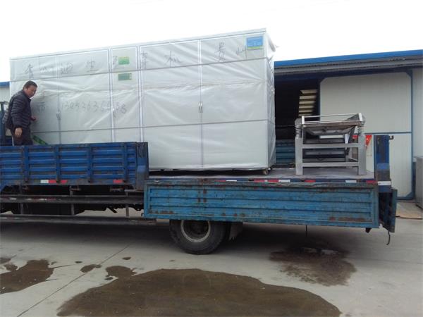 发往贵州1600斤豆芽机、去皮机